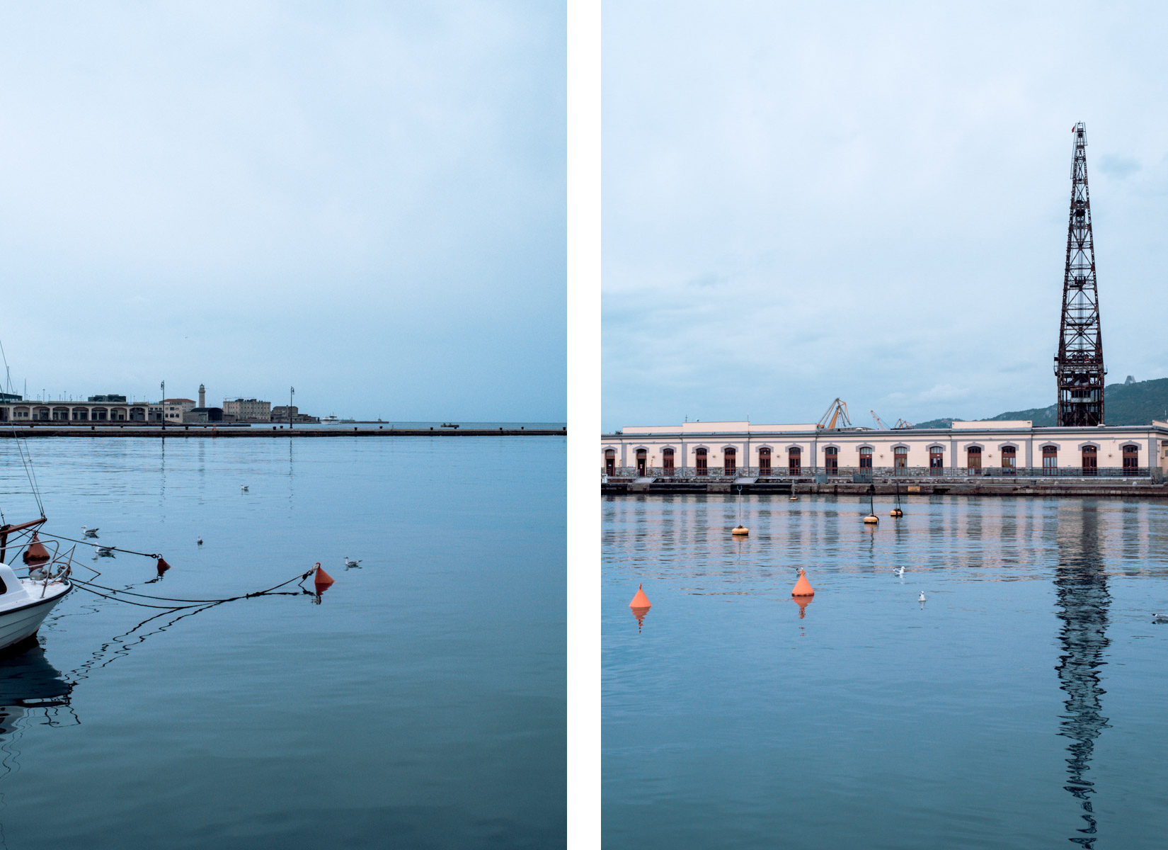 Il mare e il porto di Trieste - Sea and harbour of Trieste