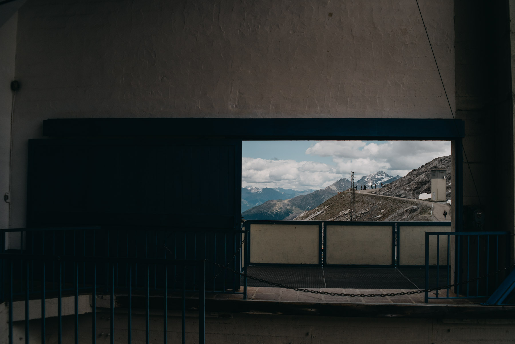 Funivia sul passo dello Stelvio, cableway on the Stelvio pass