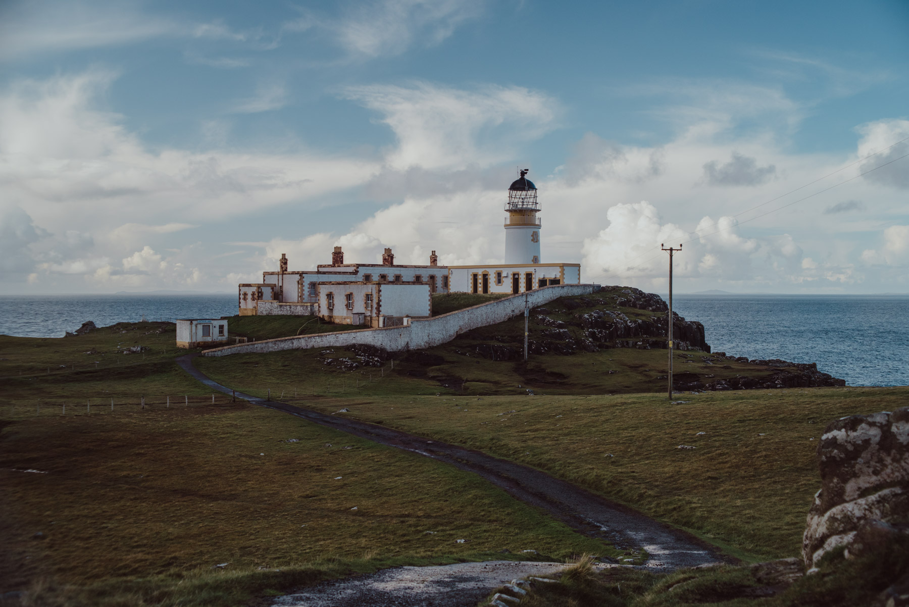 Scottish Highland and castles, and lighthouse