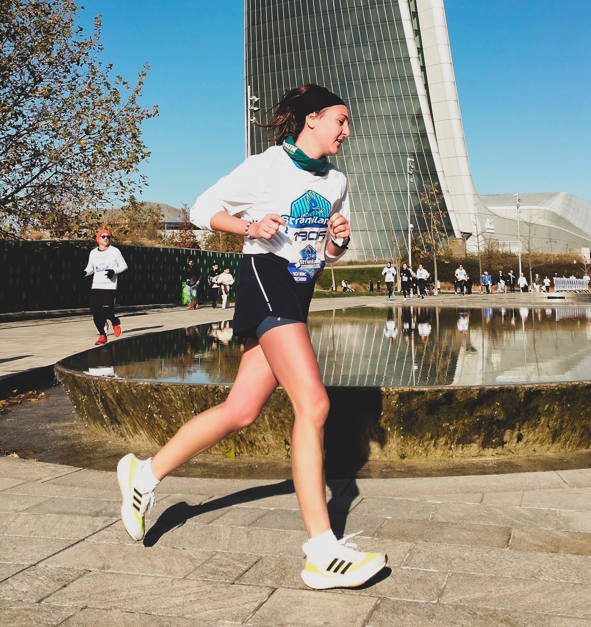 Myself running
